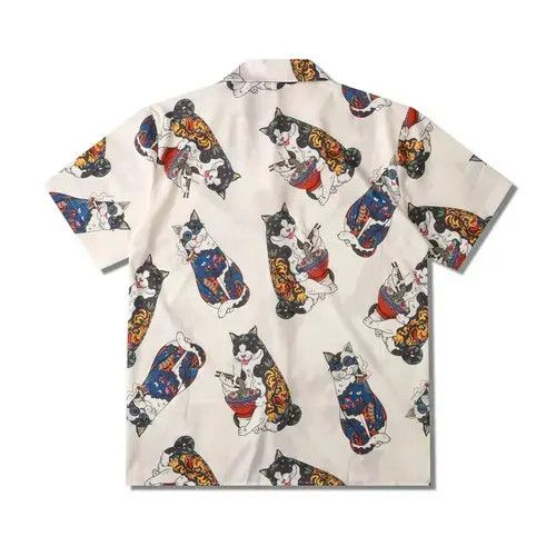 Other Harajuku Cat Polo Shirt Men Size US XXL / EU 58 / 5 - 3 Thumbnail