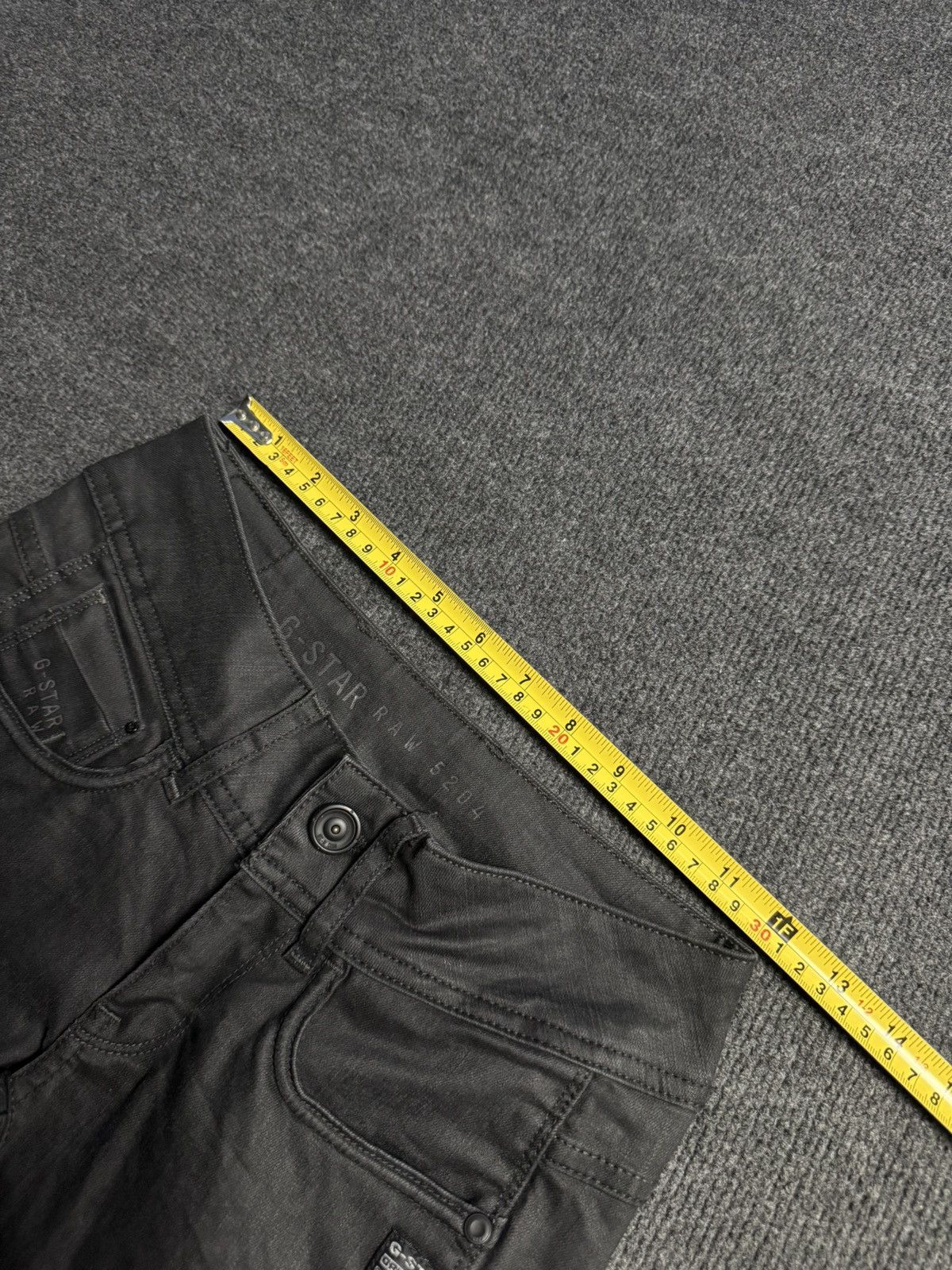 G-Star 00s Y2K G-Star RAW 5204 Avant Garde Opium Rock Skinny Jeans Size 23" - 16 Thumbnail