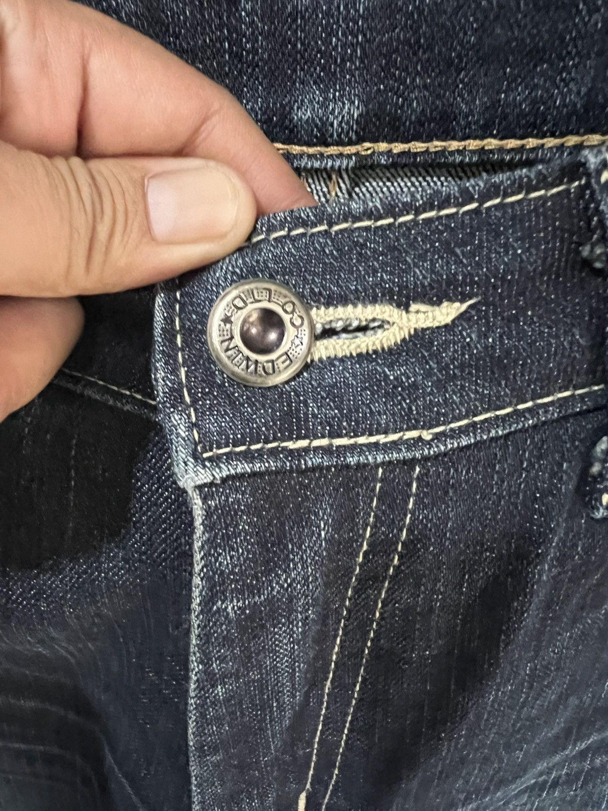 Edwin 🔥Vintage Miss Edwin Flared Denim Size 28" / US 6 / IT 42 - 9 Thumbnail