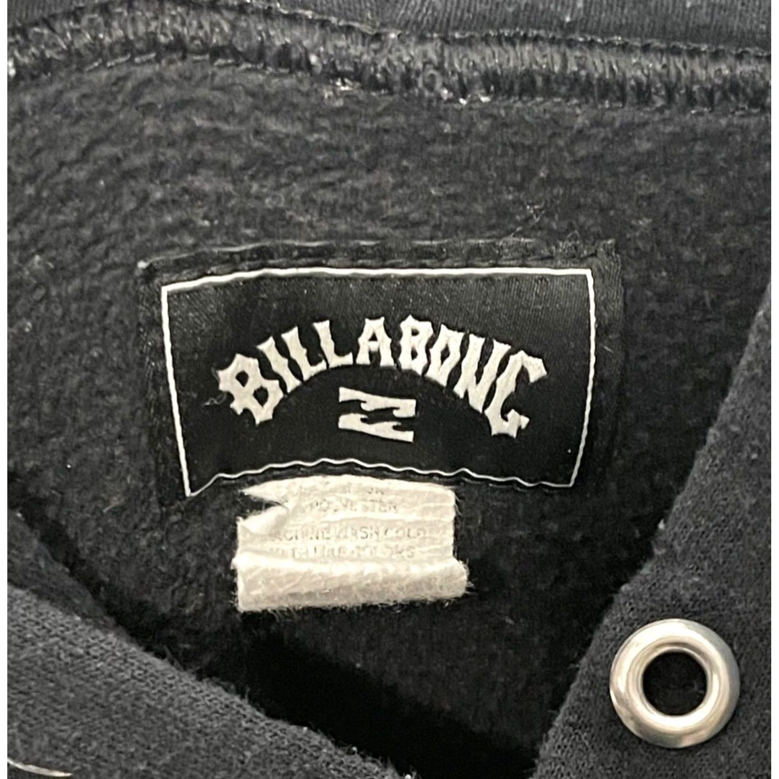Billabong Billabong Hoodie Men’s XL Black Logo Sleeve Surf Skater Y2K Pullover Hooded Size US XL / EU 56 / 4 - 4 Thumbnail
