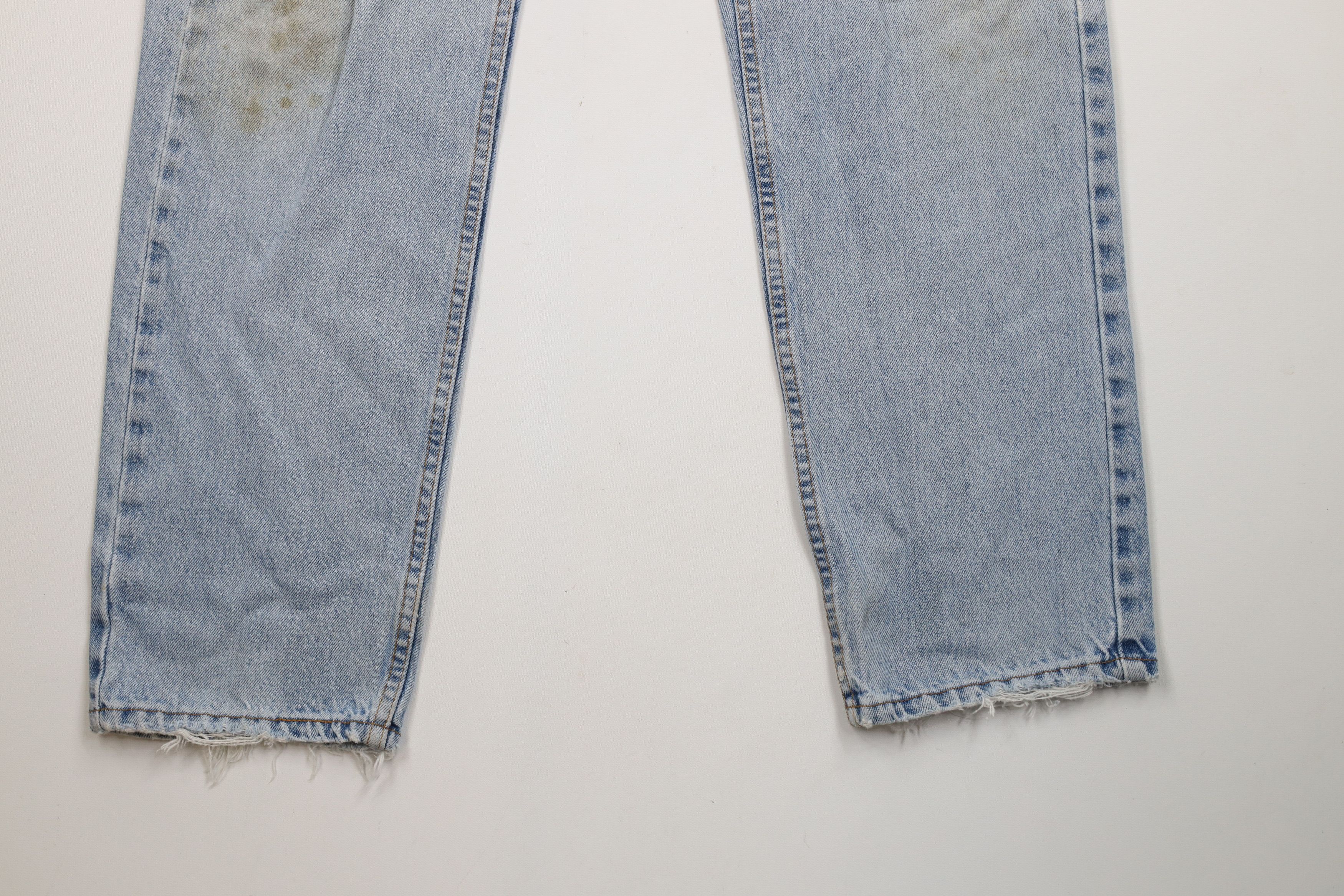 Levi's × Vintage Vintage 90s Levis 505 Regular Straight Leg Denim Jeans USA Size US 36 / EU 52 - 4 Thumbnail
