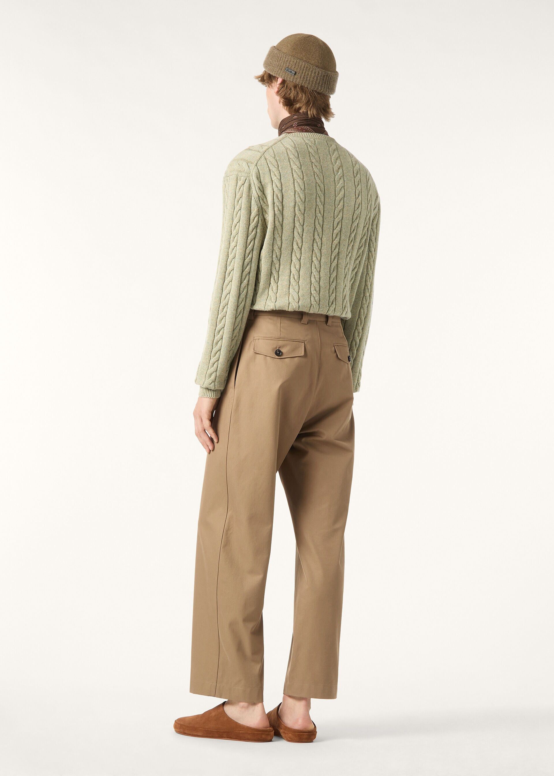Loro Piana os11x0226 FAQ4349 Fuji Pant in Light Wenge Size US 32 / EU 48 - 5 Thumbnail