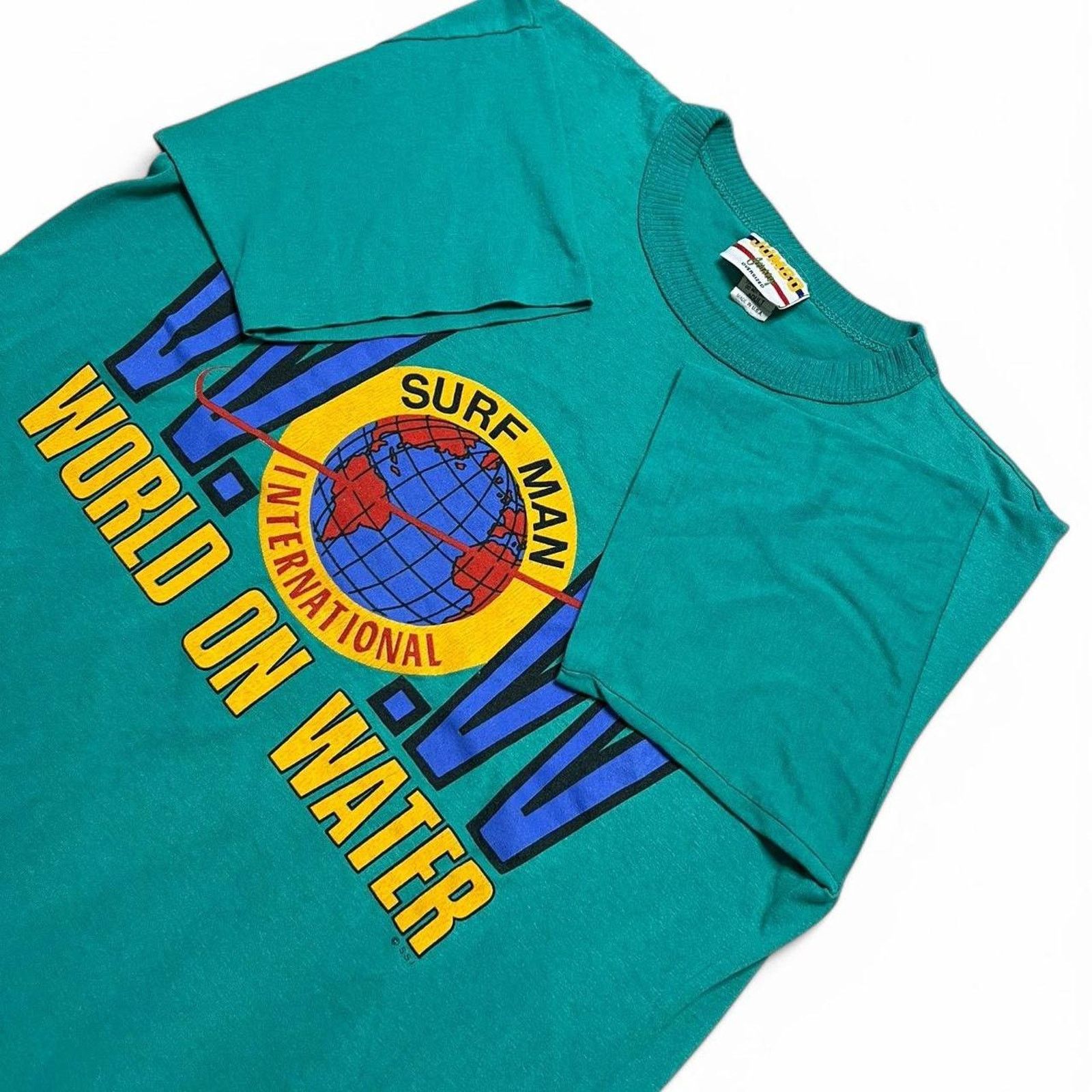 Vintage Vintage 90’s Surf Man International T-shirt Sz Large Retro Size US L / EU 52-54 / 3 - 5 Thumbnail