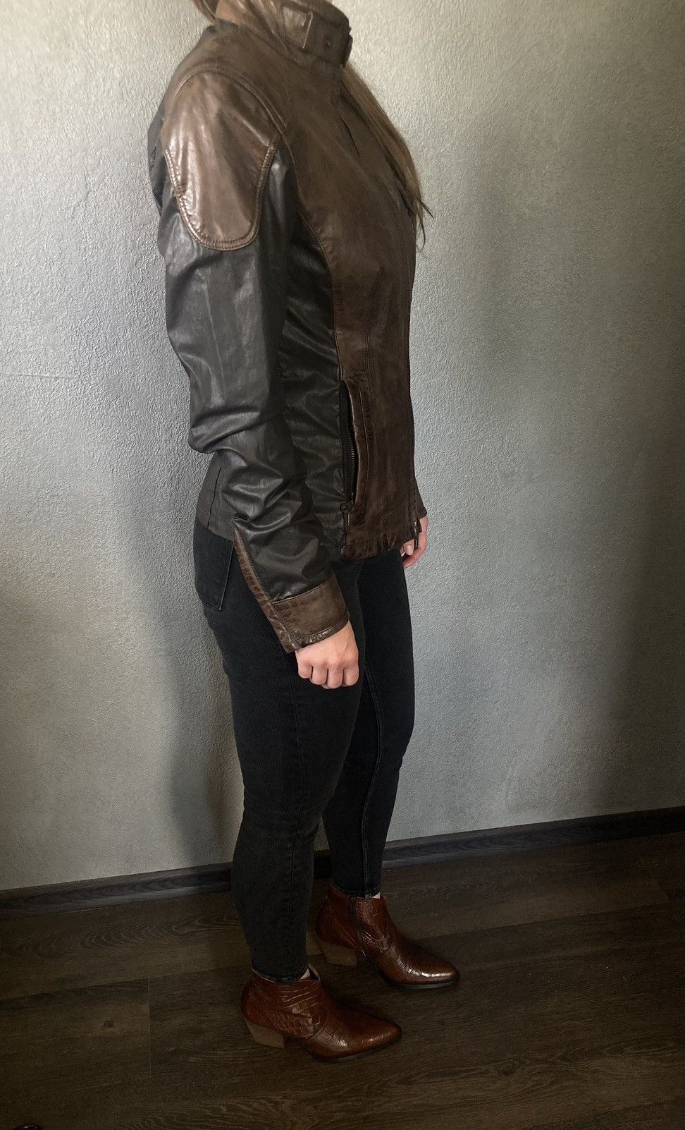 Matchless × Vintage Matchless British Men Leather Jacket Size 42 Made In Italy Size S / US 4 / IT 40 - 16 Thumbnail