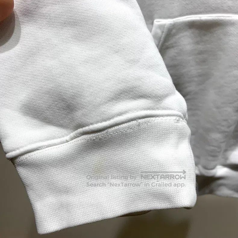Balenciaga Balenciaga Logo print white loose hooded sweatshirt Size US XS / EU 42 / 0 - 8 Thumbnail