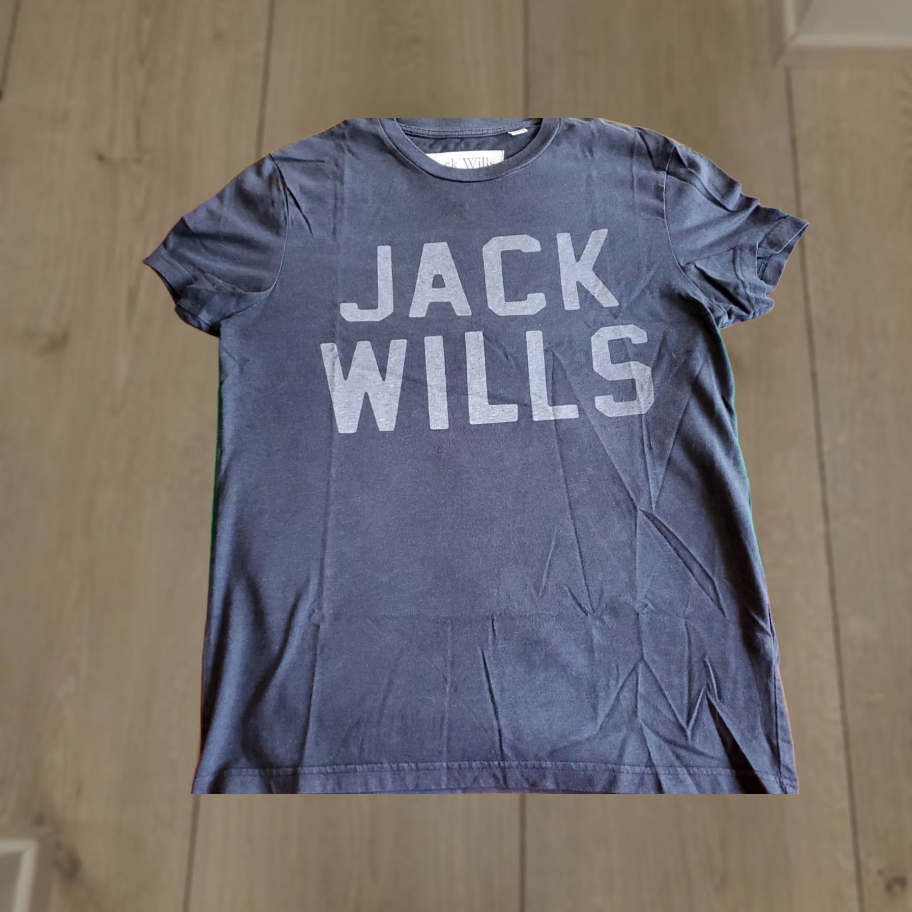Jack Wills Jack Wills T Shirt Unisex Adults XS Short Sleeve Crew Neck Logo University Outfitters Blue/Gray Solid Vintage No N/A Size US XS / EU 42 / 0 - 1 Thumbnail