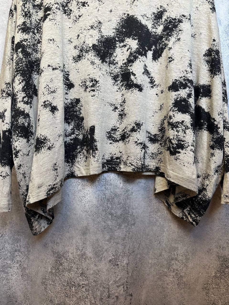 Designer Mama B Kira LS Linen Printed Jersey Jumper Made in Italy Size M / US 6-8 / IT 42-44 - 8 Thumbnail