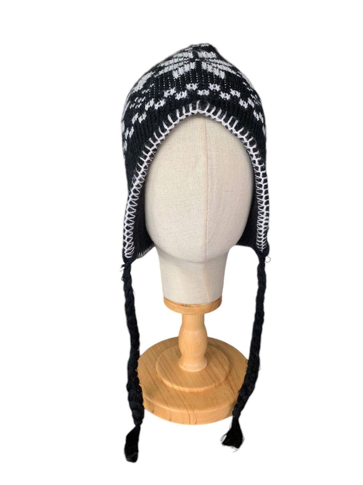Japanese Brand × Karrimor Karrimor Japanese Earflap Knit Snow Snoopy Beanie Hats Size ONE SIZE - 3 Thumbnail