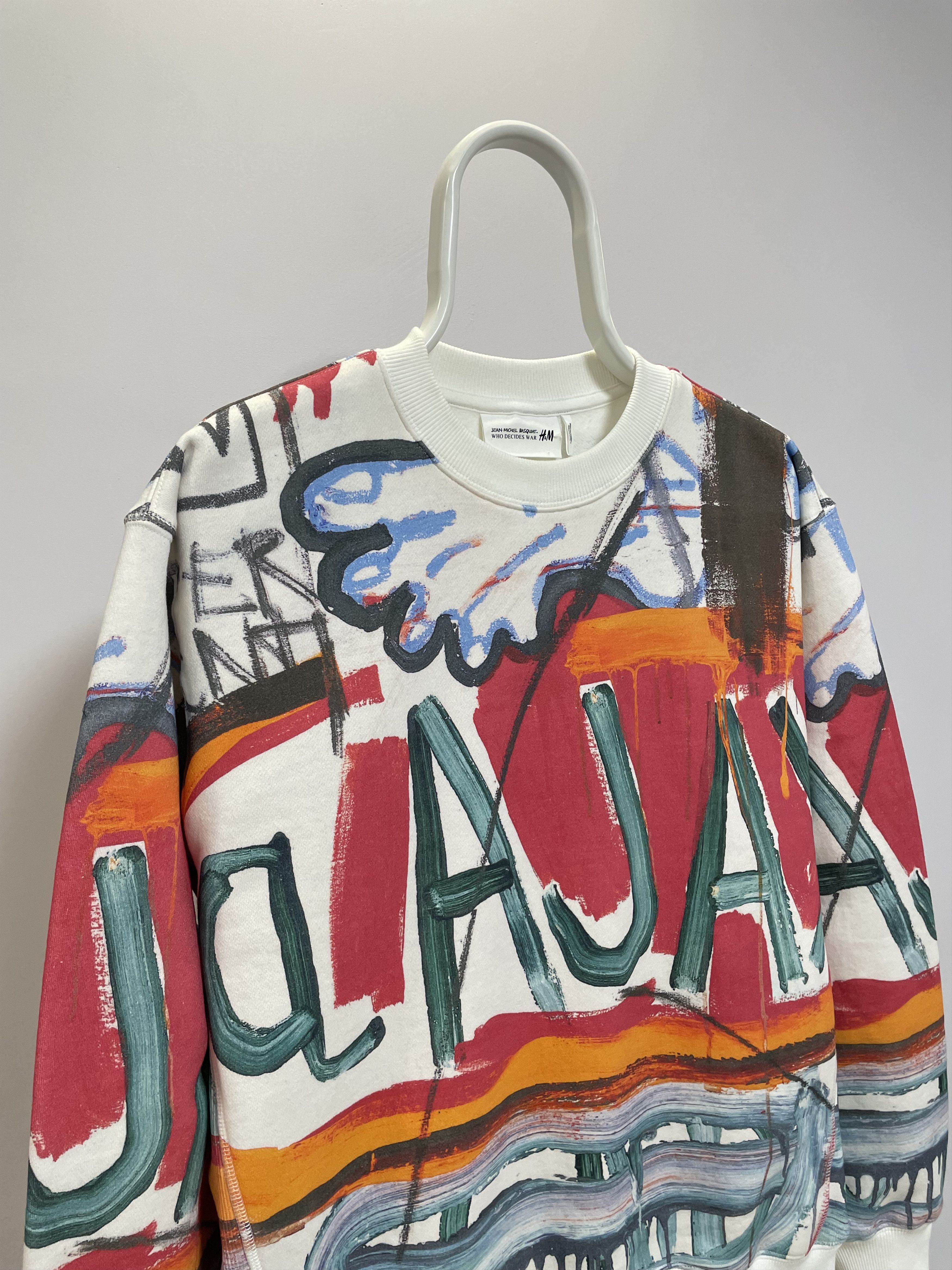 H&M × Jean-Michel Basquiat × Who Decides War Jean-Michel Basquiat Who Decides War H&M Sweatshirt Oversize Size US XL / EU 56 / 4 - 6 Thumbnail