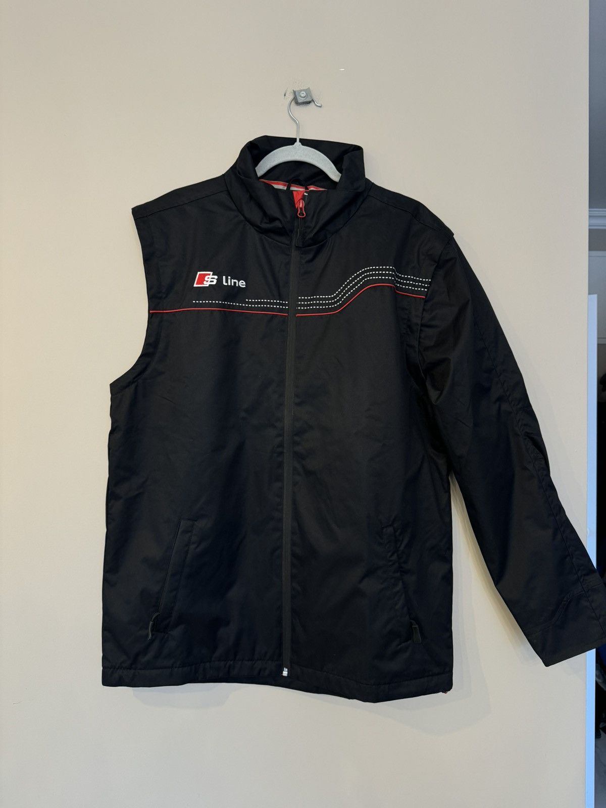 Audi Audi S Line jacket and vest 2 in 1 zip up black vintage Size US M / EU 48-50 / 2 - 3 Thumbnail