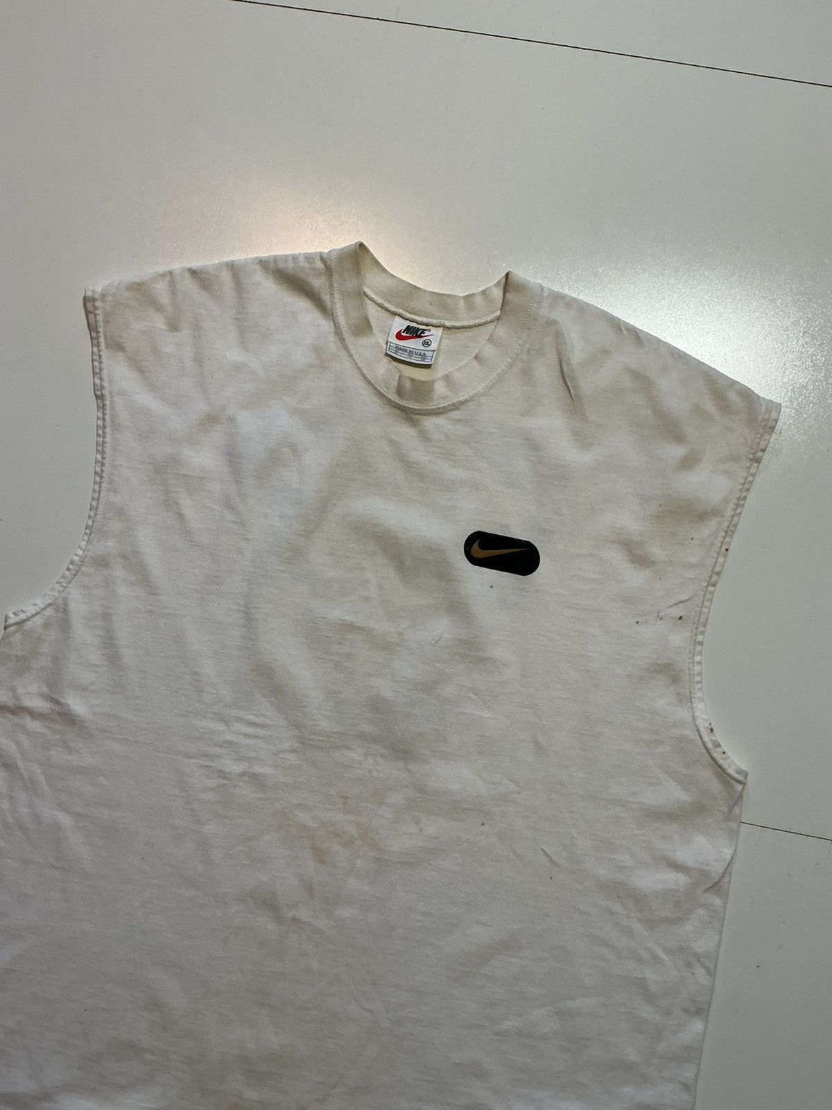 Nike VTG 90s Y2K Nike Basketball Tornado Twist Tank Top T-Shirt Size US XXL / EU 58 / 5 - 4 Thumbnail