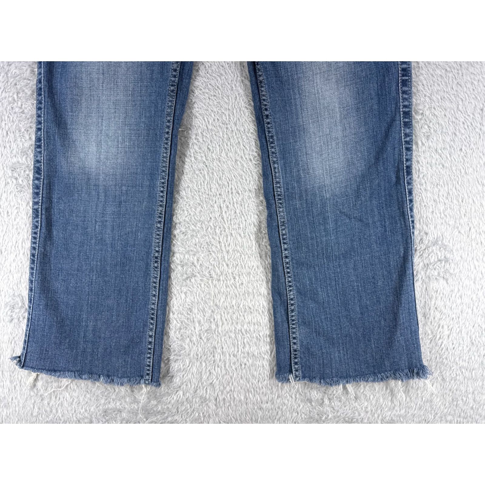 Calvin Klein Calvin Klein Women's Bootcut Jeans Size 12 Blue Denim Mid Rise 30x29 Regular Fit Size 34" / US 12 / IT 48 - 2 Thumbnail