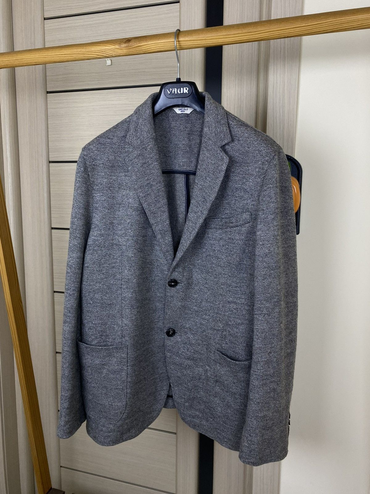 Circolo 1901 Circolo 1901 unlined wool Patterned Half Line Blazer jacket Size 48R - 2 Thumbnail
