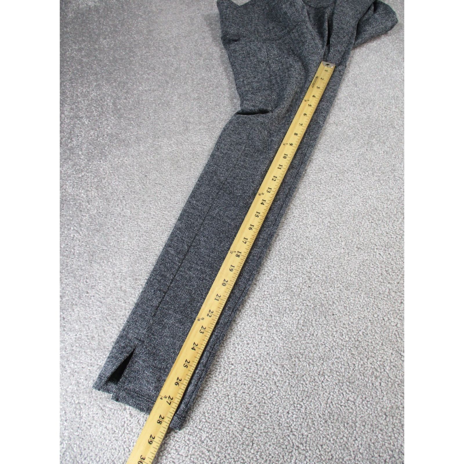 Athleta Athleta Leggings Womens XS Gray Herringbone Pockets Activewear Athletic City Athleisure 90s? Size 26" / US 2 / IT 38 - 3 Thumbnail
