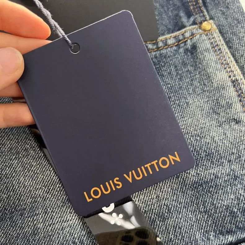 Louis Vuitton Louis Vuitton Vintage Blue Patchwork Denim Pants-2507 Size US 29 - 7 Thumbnail