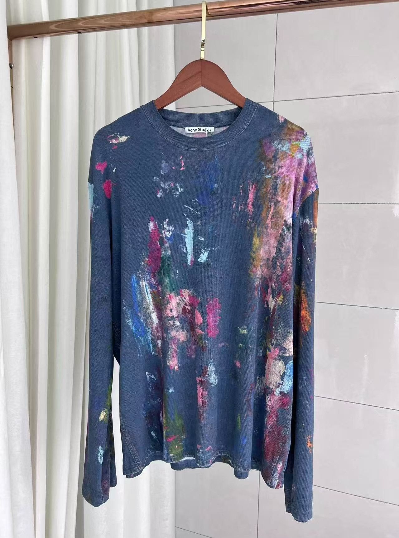 Acne Studios Acne Studios Tie-Dye Oversized Long Sleeve Size US S / EU 44-46 / 1 - 1 Thumbnail