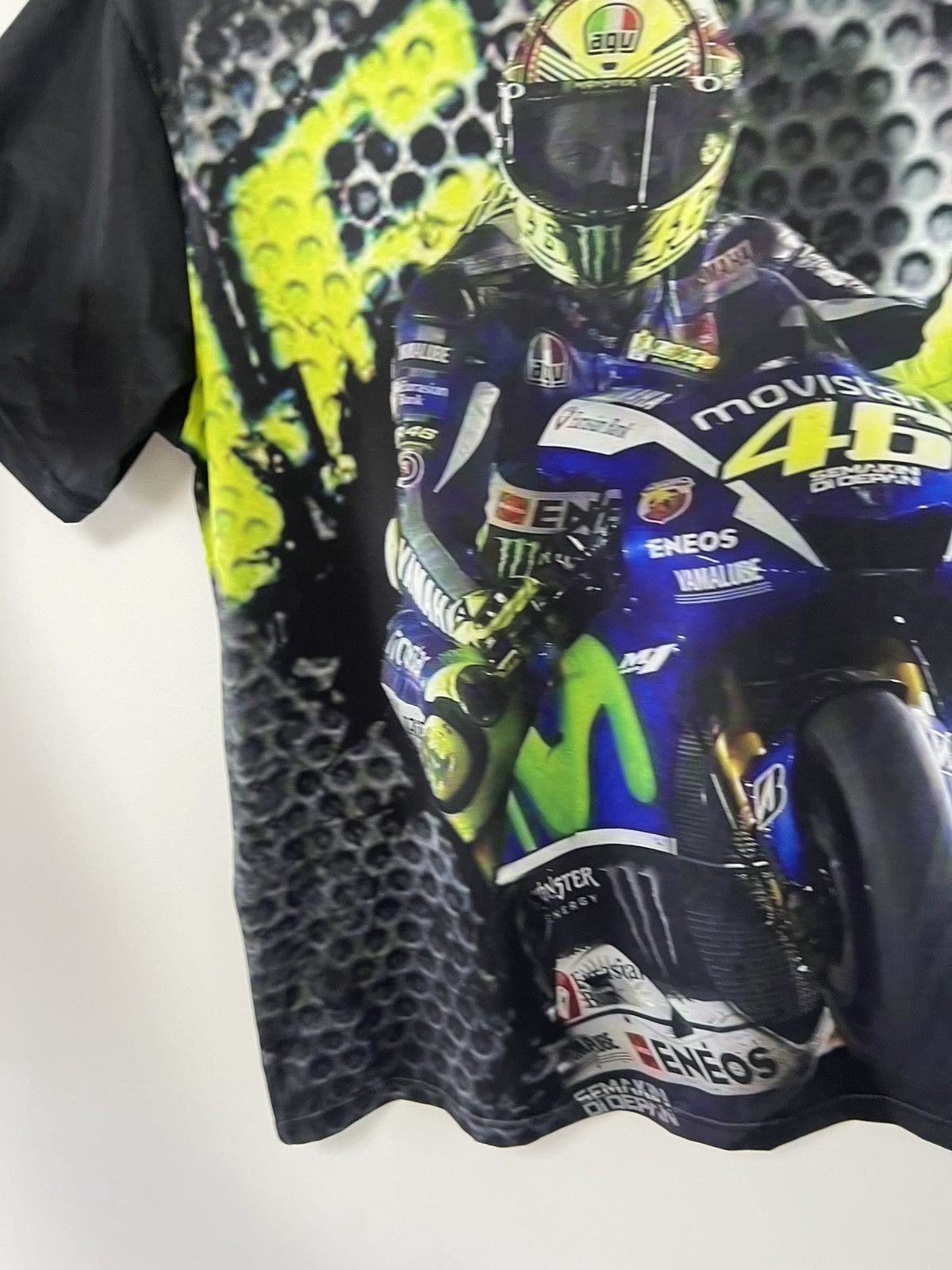 Vintage Valentino Rossi Racing VR46 Jersey Yamaha Motorcycle sz M Size US M / EU 48-50 / 2 - 21 Thumbnail