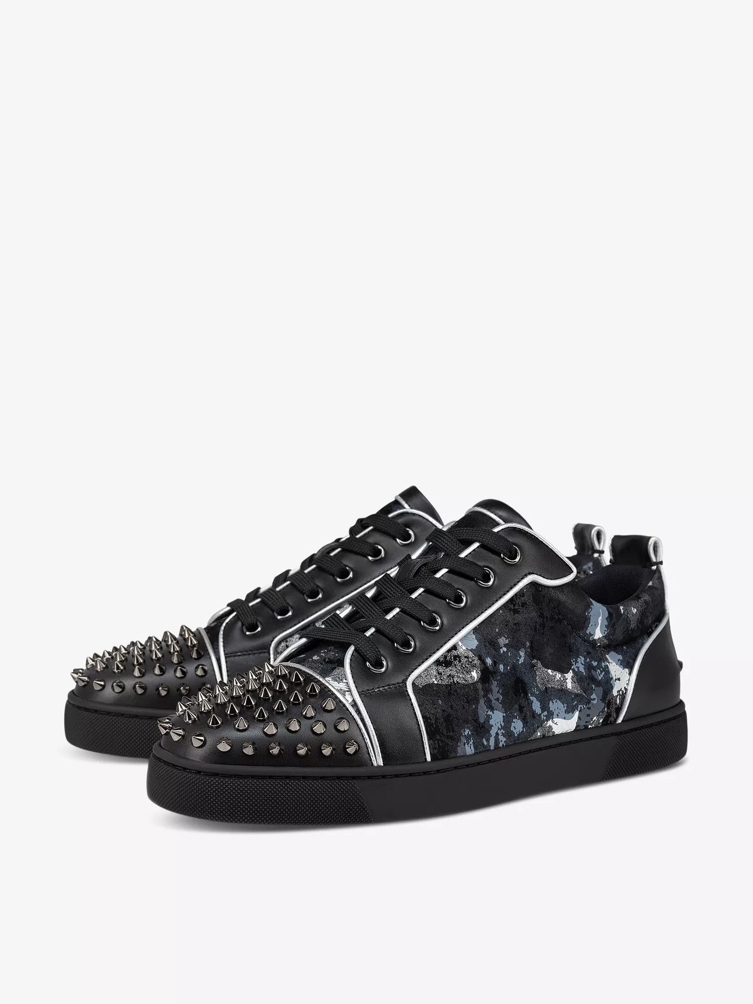 Christian Louboutin o1w1db10425 Sneakers in Black Size US 7 / EU 40 - 3 Thumbnail