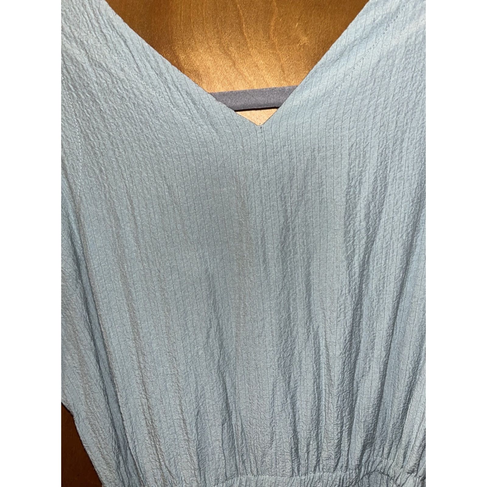 Calvin Klein Calvin Klein Women’s Dress Sage Green Ruffle Hem With Sash Size 4 Size S / US 4 / IT 40 - 6 Thumbnail