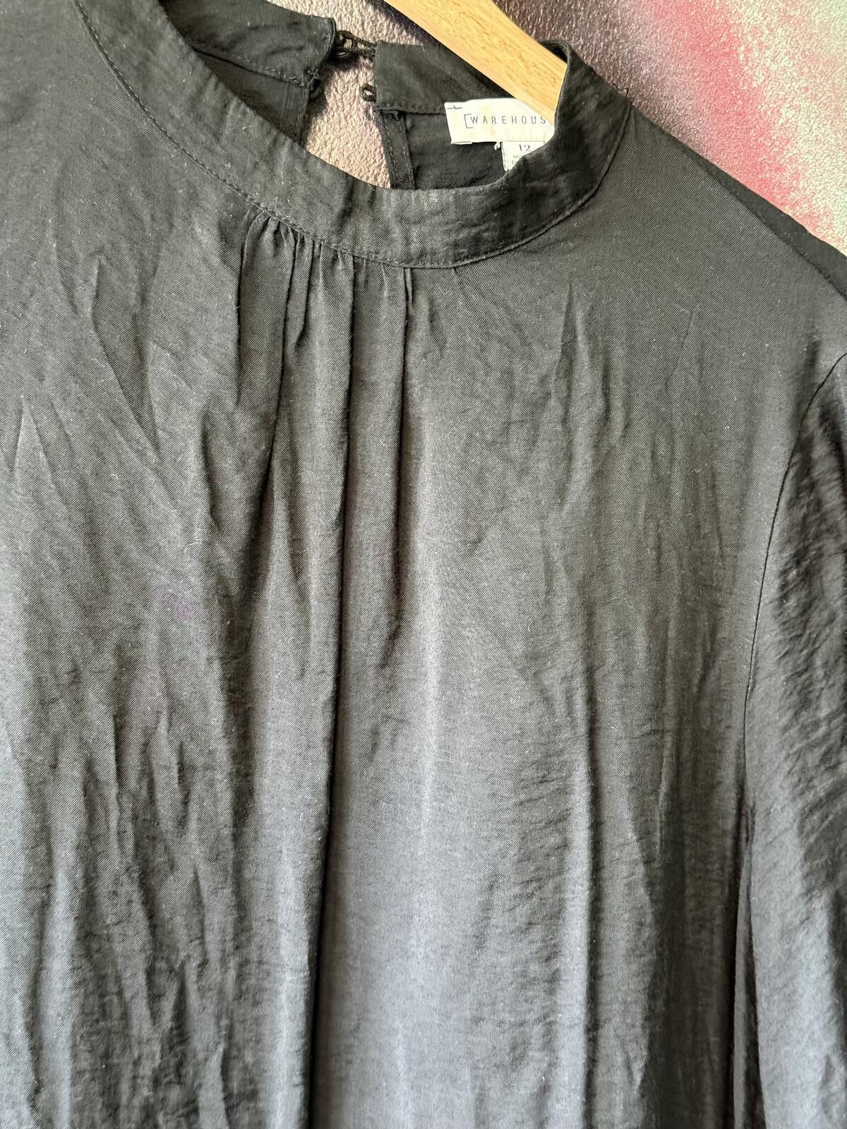 Warehouse Warehouse black dress size: 12 Size M / US 6-8 / IT 42-44 - 2 Thumbnail