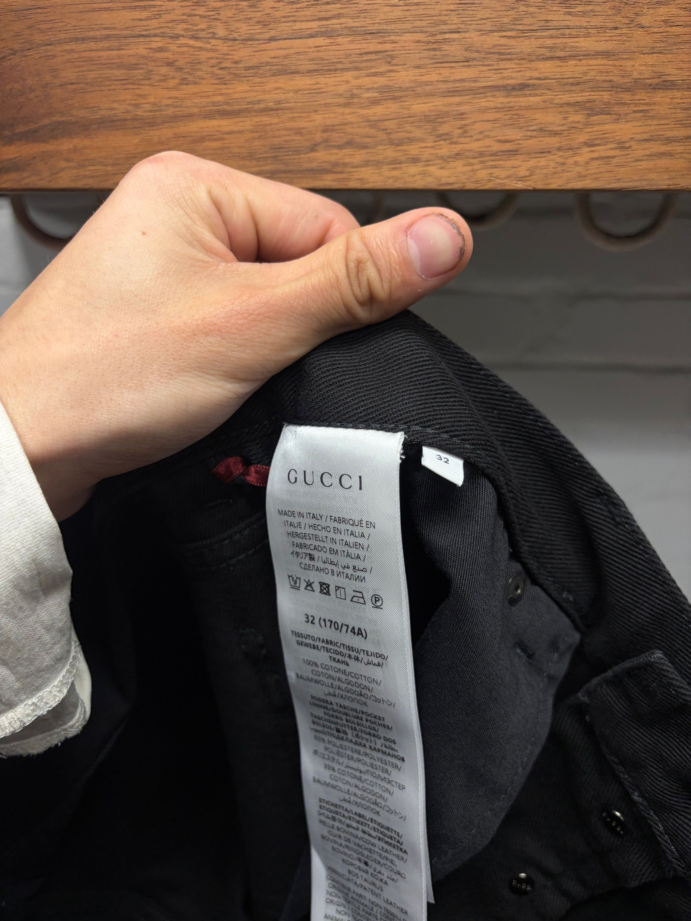 Gucci Gucci by Demna ‘Horsebit’ Back Pocket Black Bootcut Jeans Size US 32 / EU 48 - 5 Thumbnail