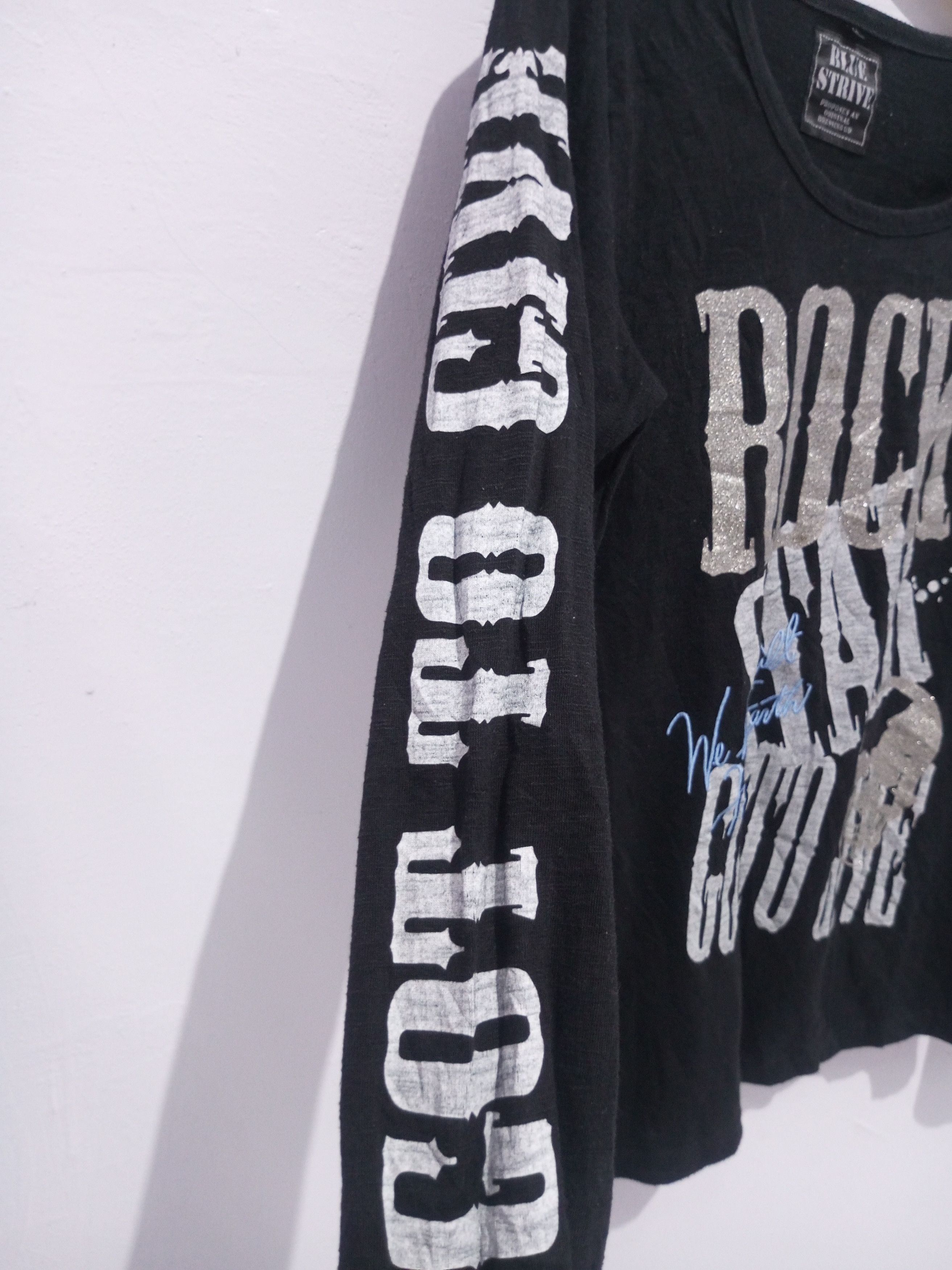 Hysteric Glamour × Japanese Brand Japanese Blue Strive "Got to give" long sleeve tshirt Size US M / EU 48-50 / 2 - 4 Thumbnail