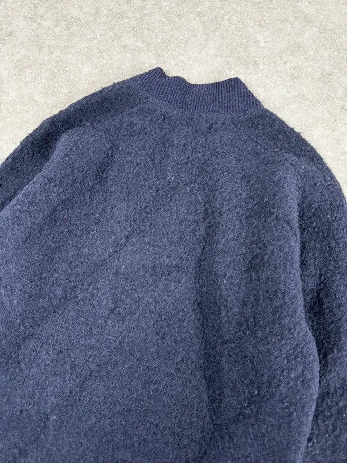 Our Legacy AW2015 Our Legacy Shaggy Navy Blue Zip-up Sweater Size US M / EU 48-50 / 2 - 6 Thumbnail