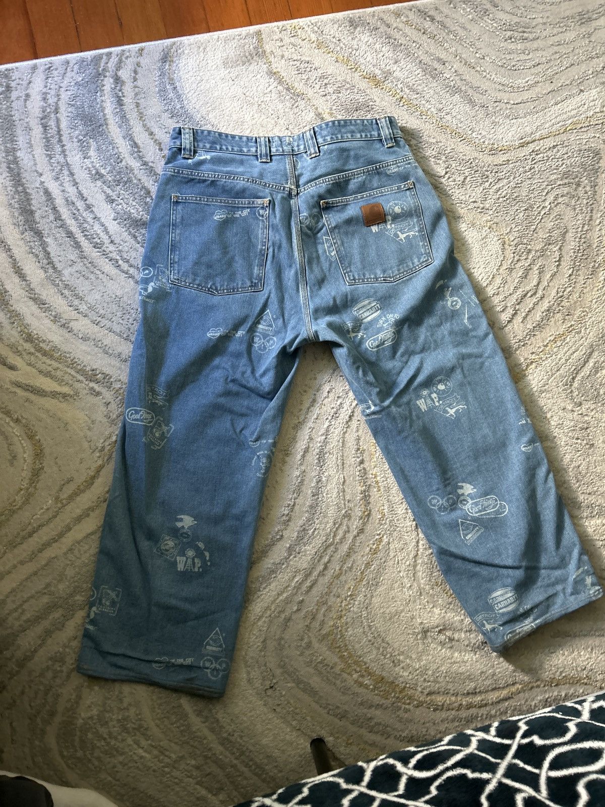 Carhartt Wip Carhartt WIP Mens Stamp Pants Size US 33 - 2 Thumbnail
