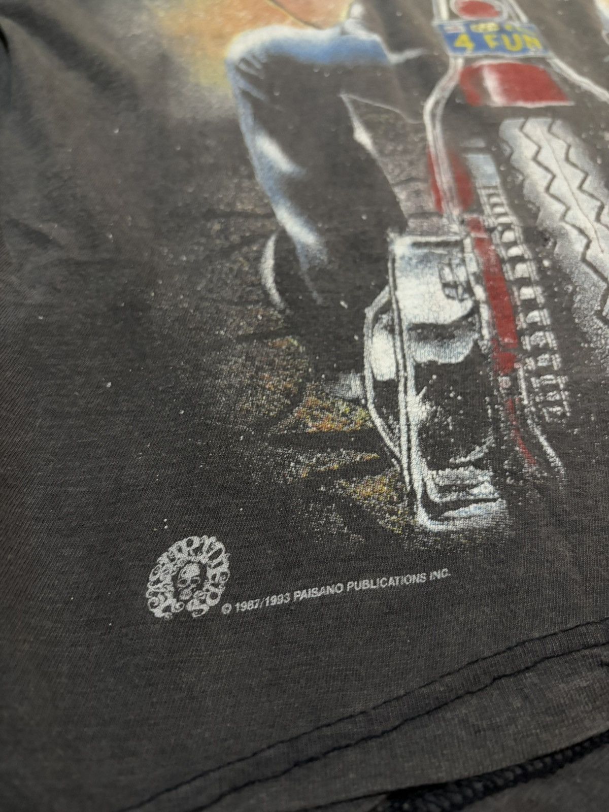 Harley Davidson Vintage 90s easy riders david mann big print t-shirt Size US XL / EU 56 / 4 - 5 Thumbnail