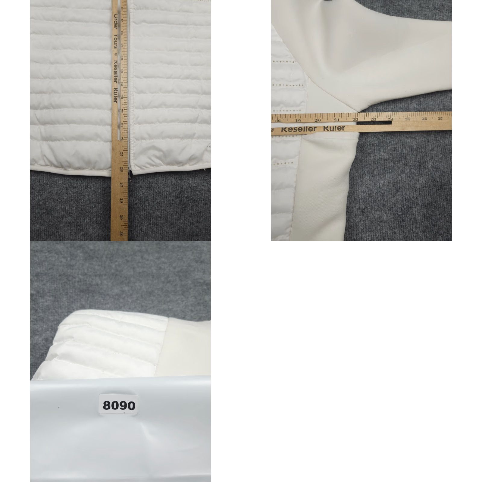Nike Nike Golf Aeroloft Performance Jacket Women XL White Ivory Full Zip Puff Windbreaker Insulated Activewear Golf Womens Size XL / US 12-14 / IT 48-50 - 8 Thumbnail