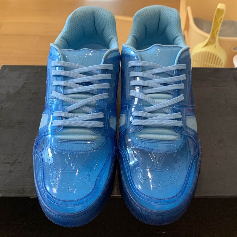 Louis Vuitton Louis Vuitton Trainer Transparent Blue Fashion Sneakers -25 Size US 9 / EU 42 - 2 Thumbnail
