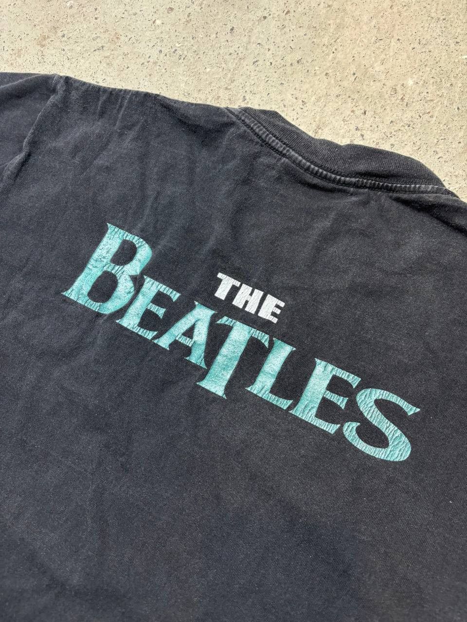 Vintage Vintage Y2K The Beatles Let It Be Face Logo Rock T Shirt Size US M / EU 48-50 / 2 - 6 Thumbnail