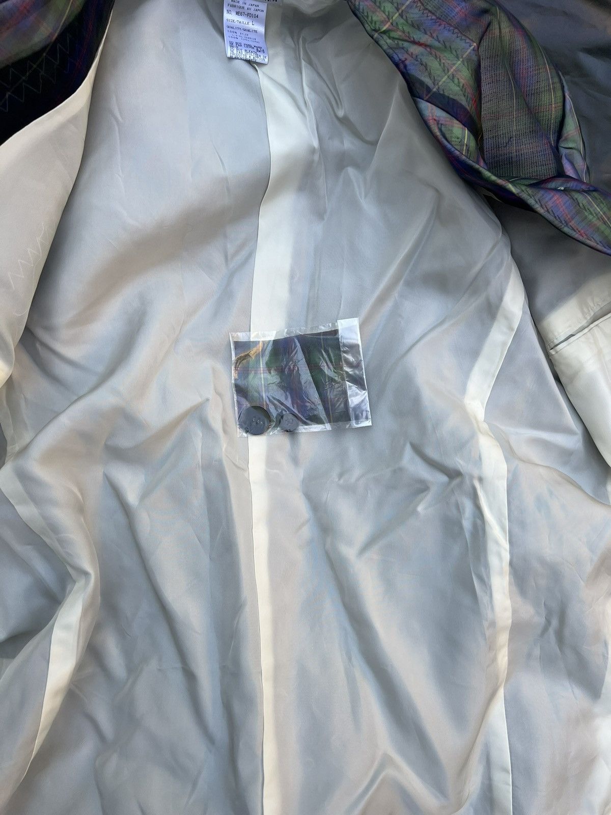 Issey Miyake Issey Miyake SS96 Robin Williams "The Birdcage" Blazer & Tie Size 42R - 12 Thumbnail