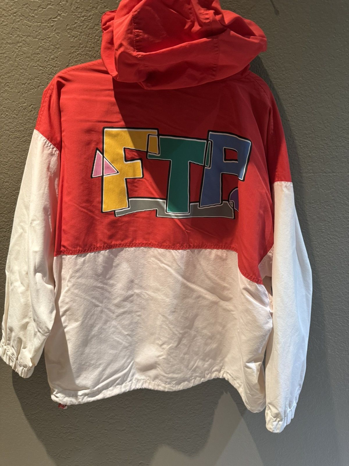 Fuck The Population White/Red FTP Fuck the Population Color Block Anorak Medium Size US M / EU 48-50 / 2 - 8 Thumbnail
