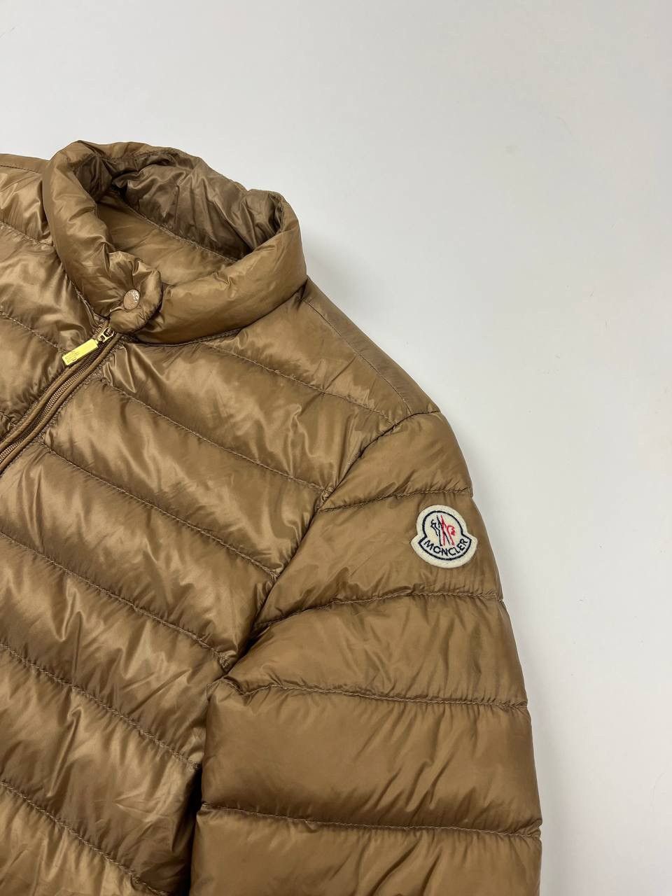 Moncler Moncler Lans Down Jacket Bronze Gold Women’s Lightweight Size S / US 4 / IT 40 - 4 Thumbnail