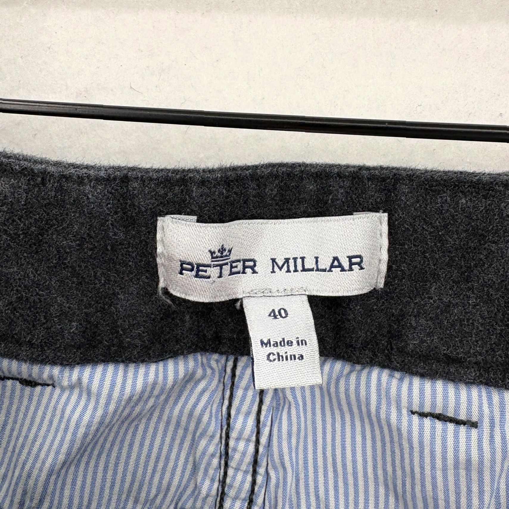Peter Millar Peter Millar Pants Mens 40x28 Gray Flannel 5 Pocket Stretch Casual Chino Preppy Size US 40 / EU 56 - 4 Thumbnail