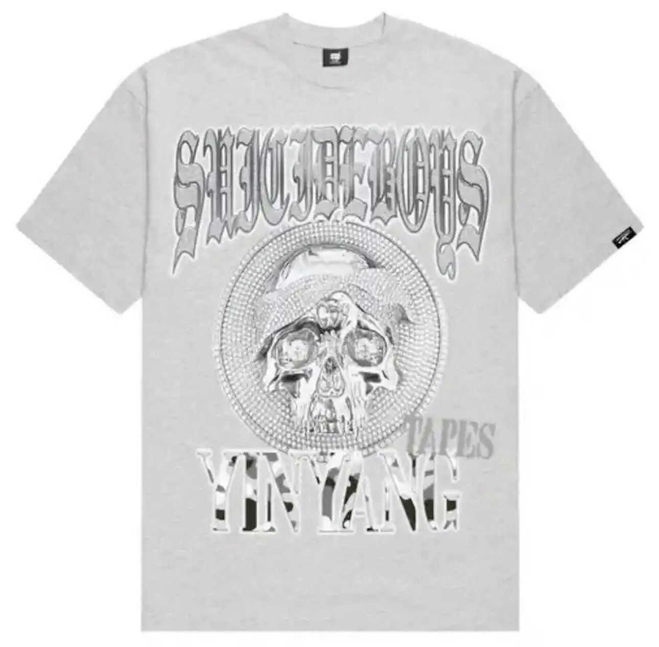 image of G59 Records Bling Bling T Shirt in Grey, Men's (Size Large)
