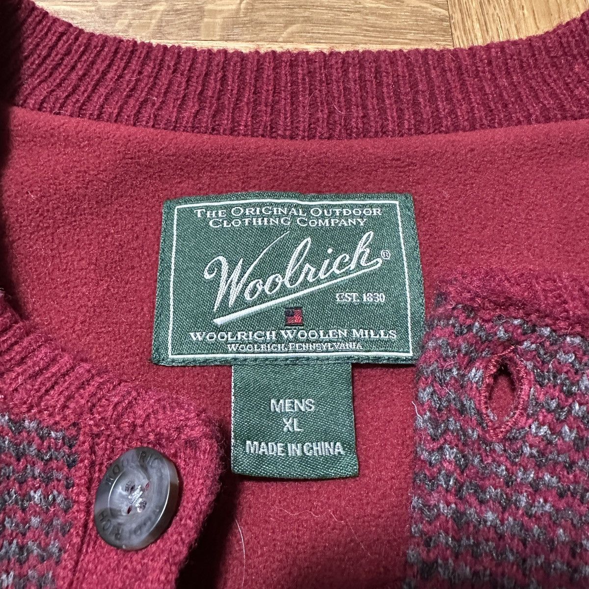 Woolrich Woolen Mills Vintage Woolrich wool henley sweater Size US XL / EU 56 / 4 - 4 Thumbnail