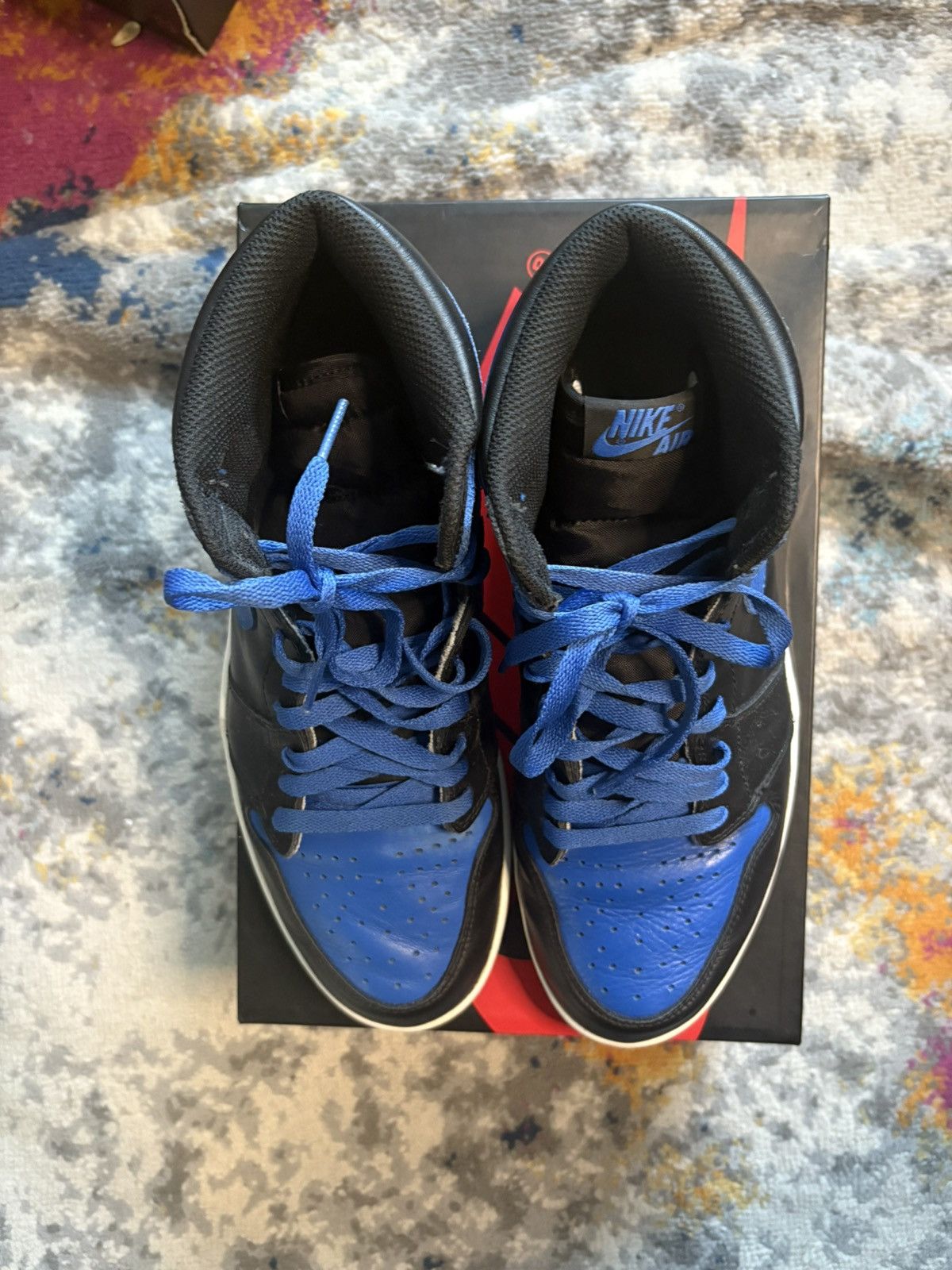 Jordan Brand Air Jordan Retro 1 Royal 2017 size 11.5 Size US 11.5 / EU 44-45 - 3 Thumbnail