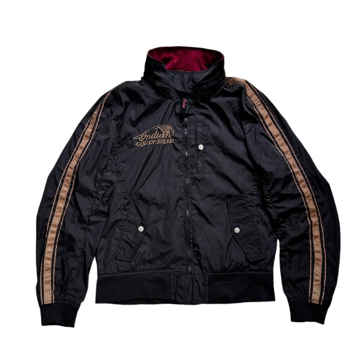 Indian Motorcycle Vintage Indian Motorcycle Bomber Bikers Jacket Size US L / EU 52-54 / 3 - 2 Thumbnail
