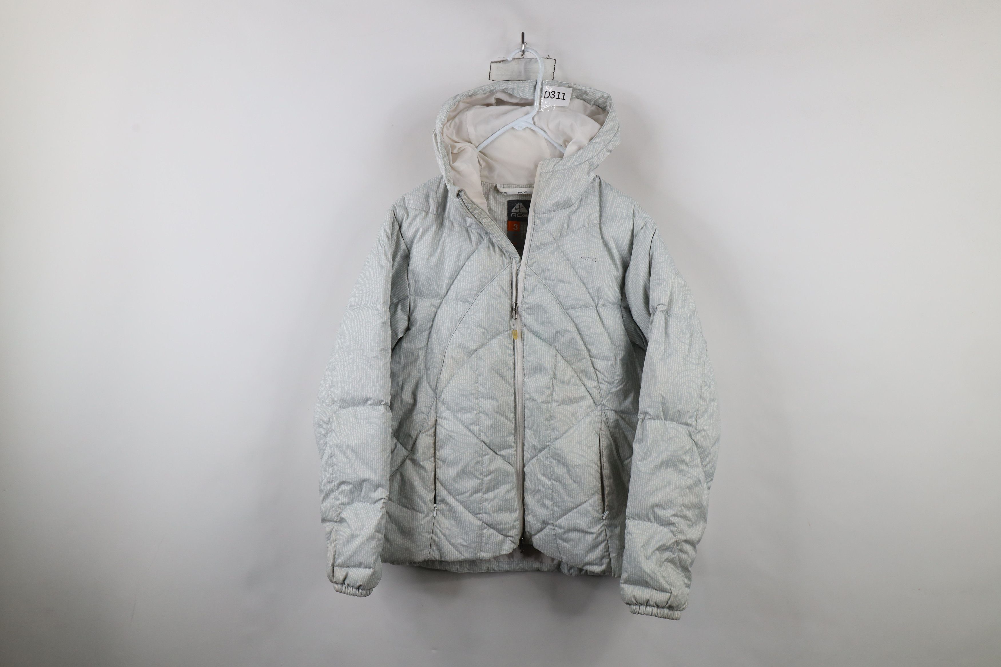 Nike × Vintage Vintage NIke ACG Duck Down Insulated Hooded Puffer Jacket Size L / US 10 / IT 46 - 1 Thumbnail