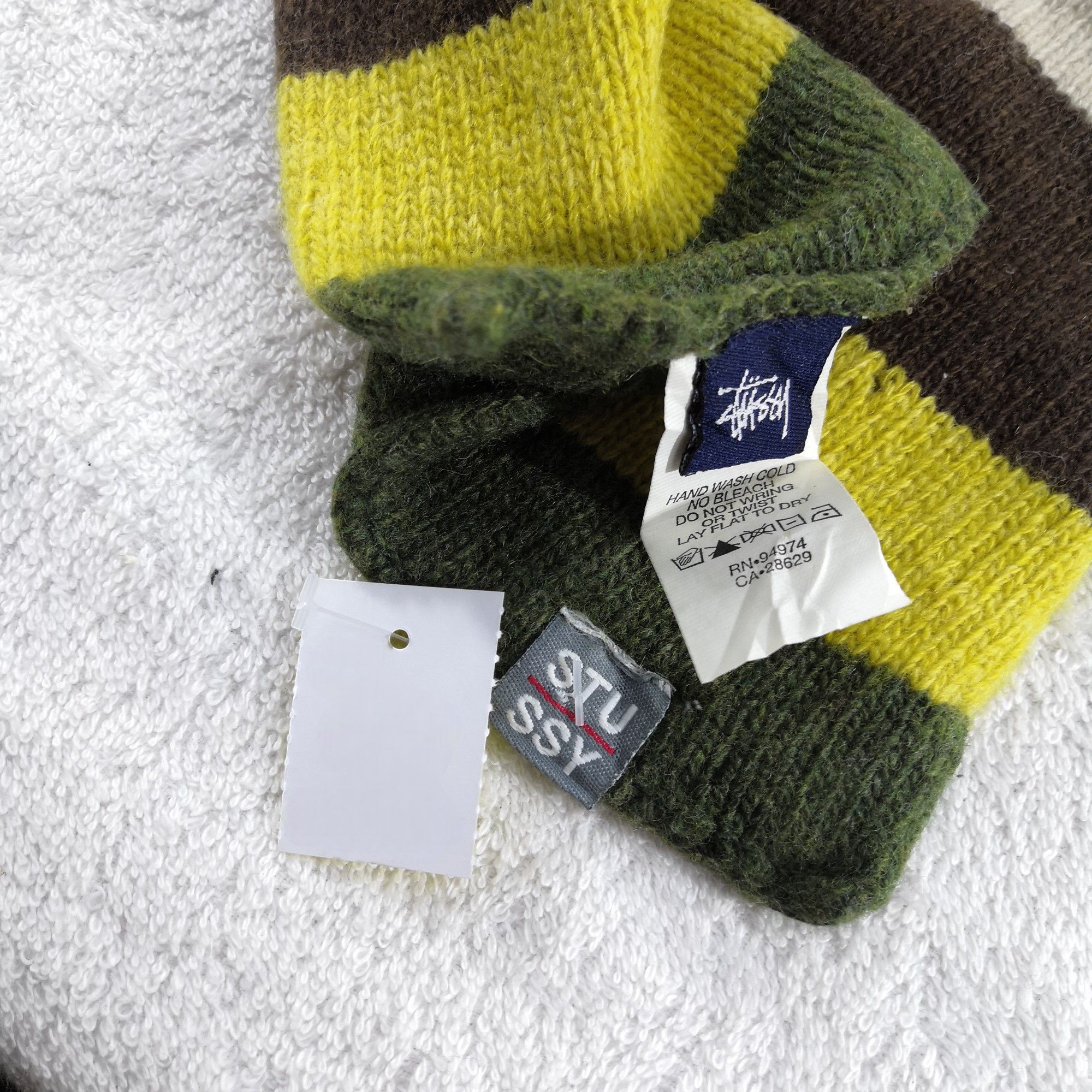 Stussy Vintage Stussy Scarf Muffler Wool Scarves Size ONE SIZE - 4 Thumbnail