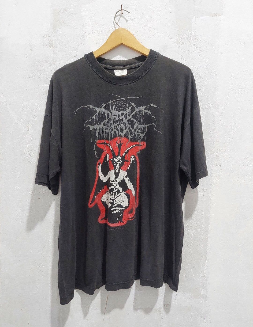 Image of Rare Vintage Darkthrone 1992 in Black, Men's (Size XL)