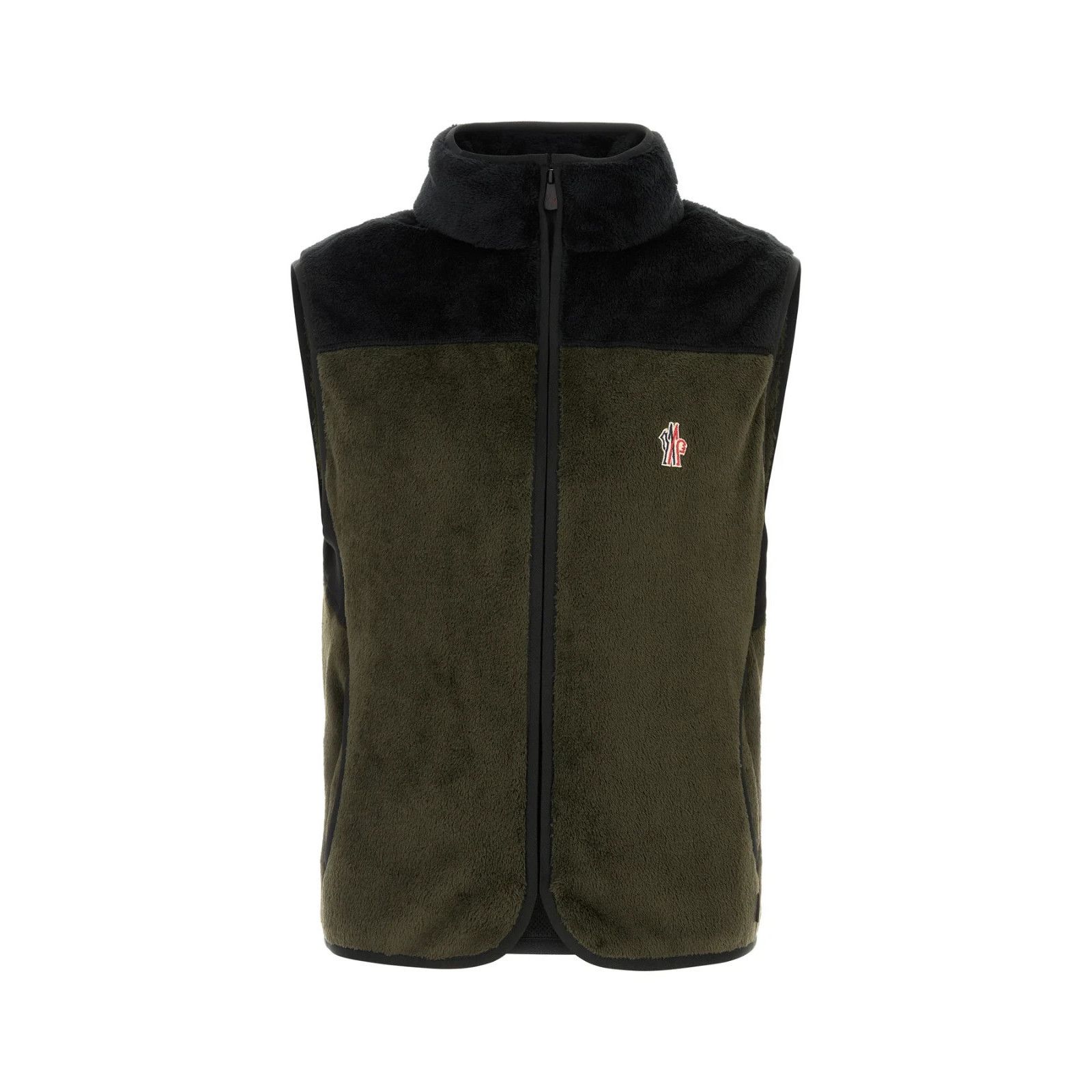 Moncler MONCLER GRENOBLE Olive Green Stretch Polyester Vest New (Men Size US XL / EU 56 / 4 - 1 Thumbnail