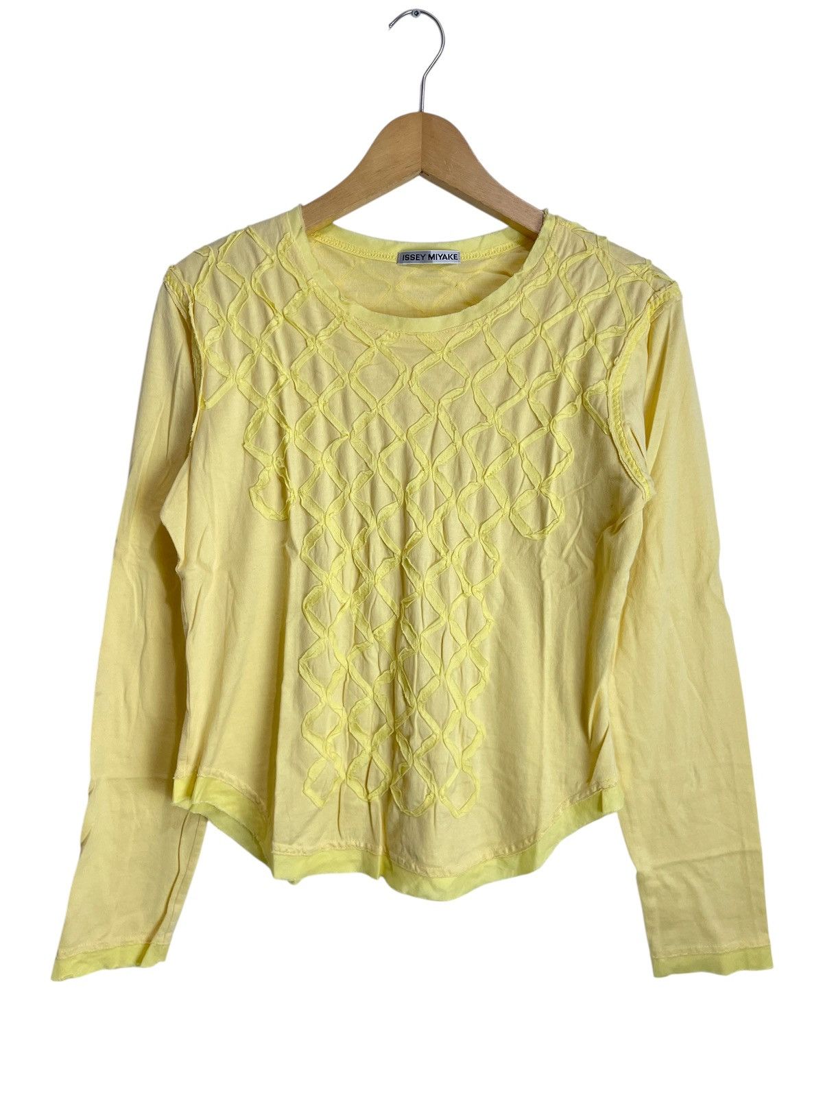 2000s CROPPED ISSEY MIYAKE LONG SLEEVE RARE PATTERN