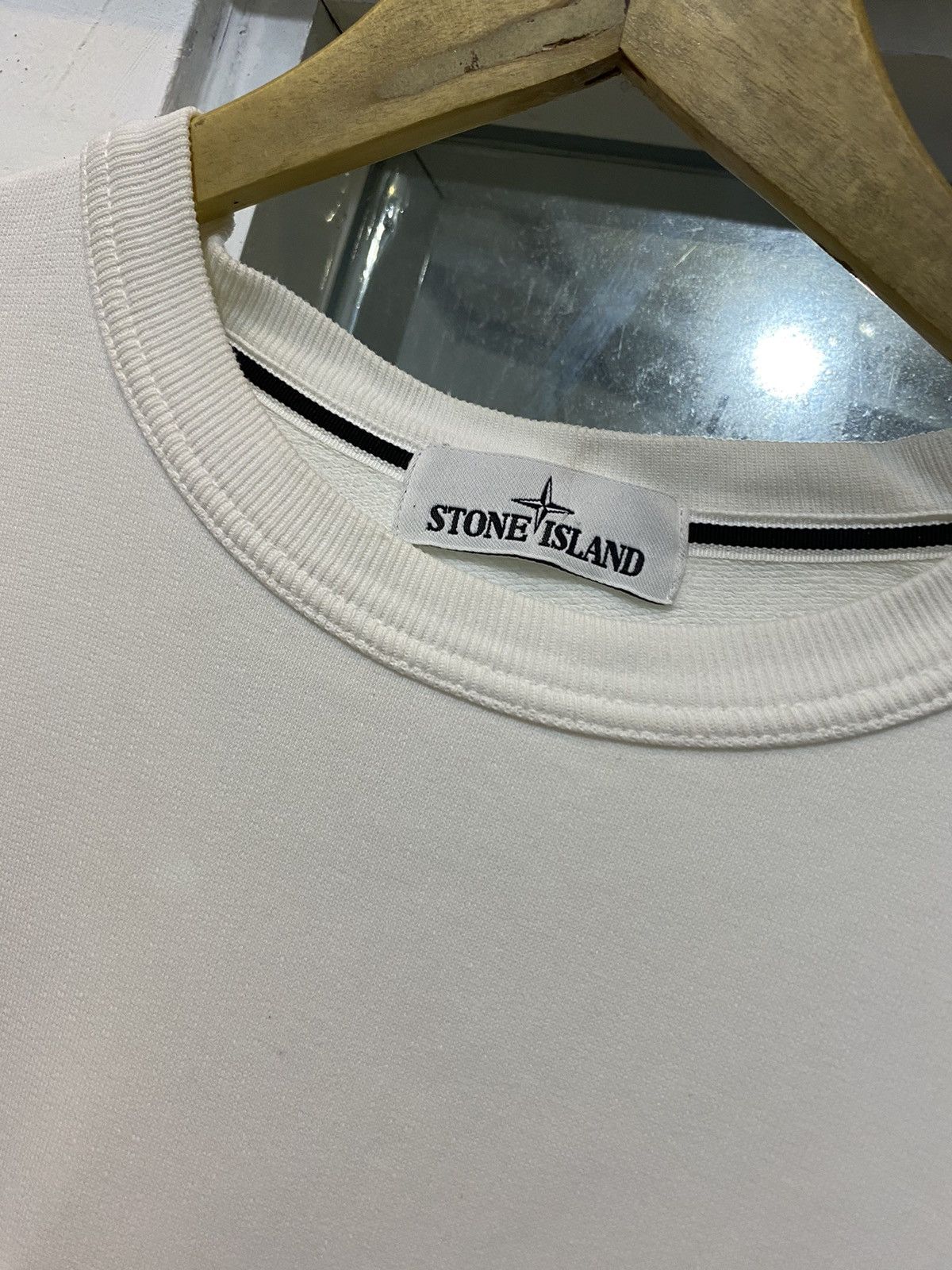Stone Island Sweatershirt stone island white hoodie Size US M / EU 48-50 / 2 - 3 Thumbnail