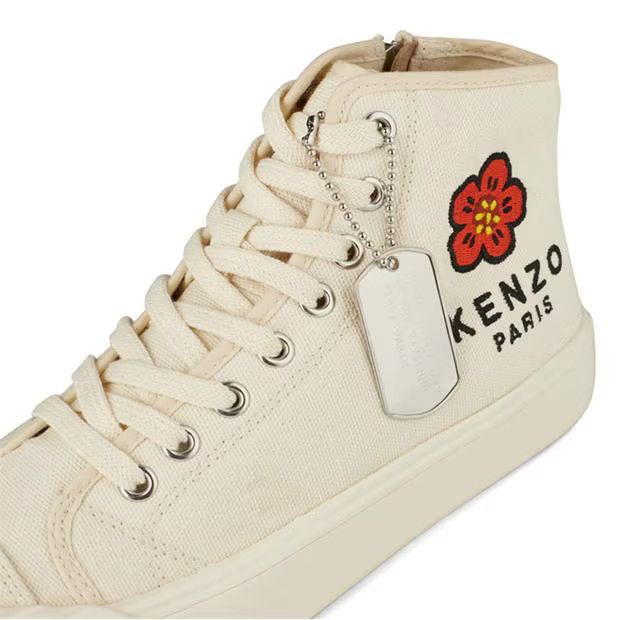 Kenzo o1g2r1mq1024 School High Top Trainers in Cream Size US 9 / IT 39 - 5 Thumbnail