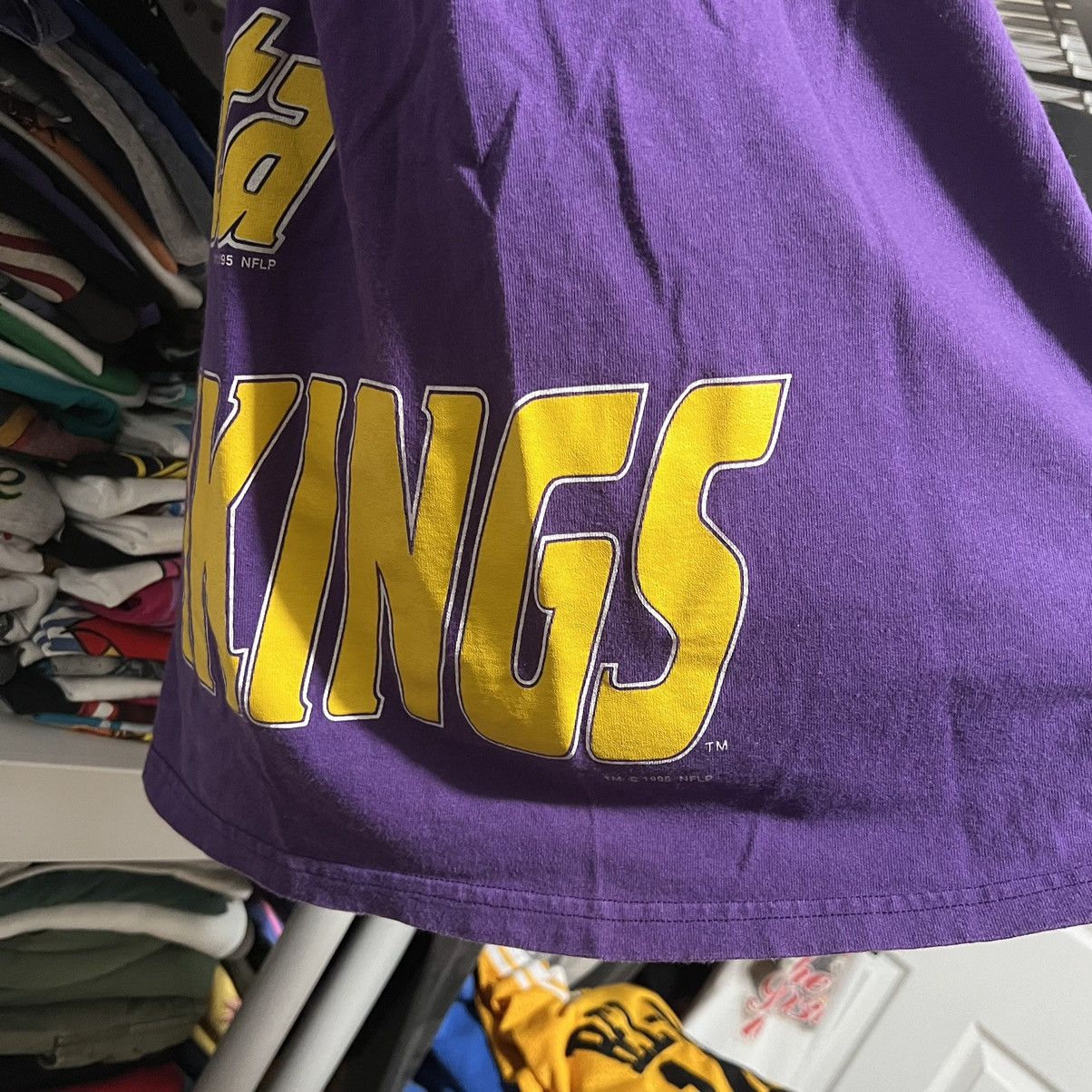 NFL × Vintage Vintage 1995 Logo 7 NFL Minnesota Vikings Shirt Large L Size US L / EU 52-54 / 3 - 5 Thumbnail