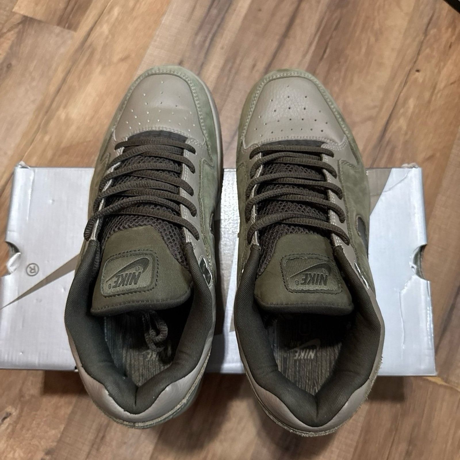Nike 2003 Nike Zoom Air Angus Khaki Olive Dark Lodin Size US 9.5 / EU 42-43 - 2 Thumbnail