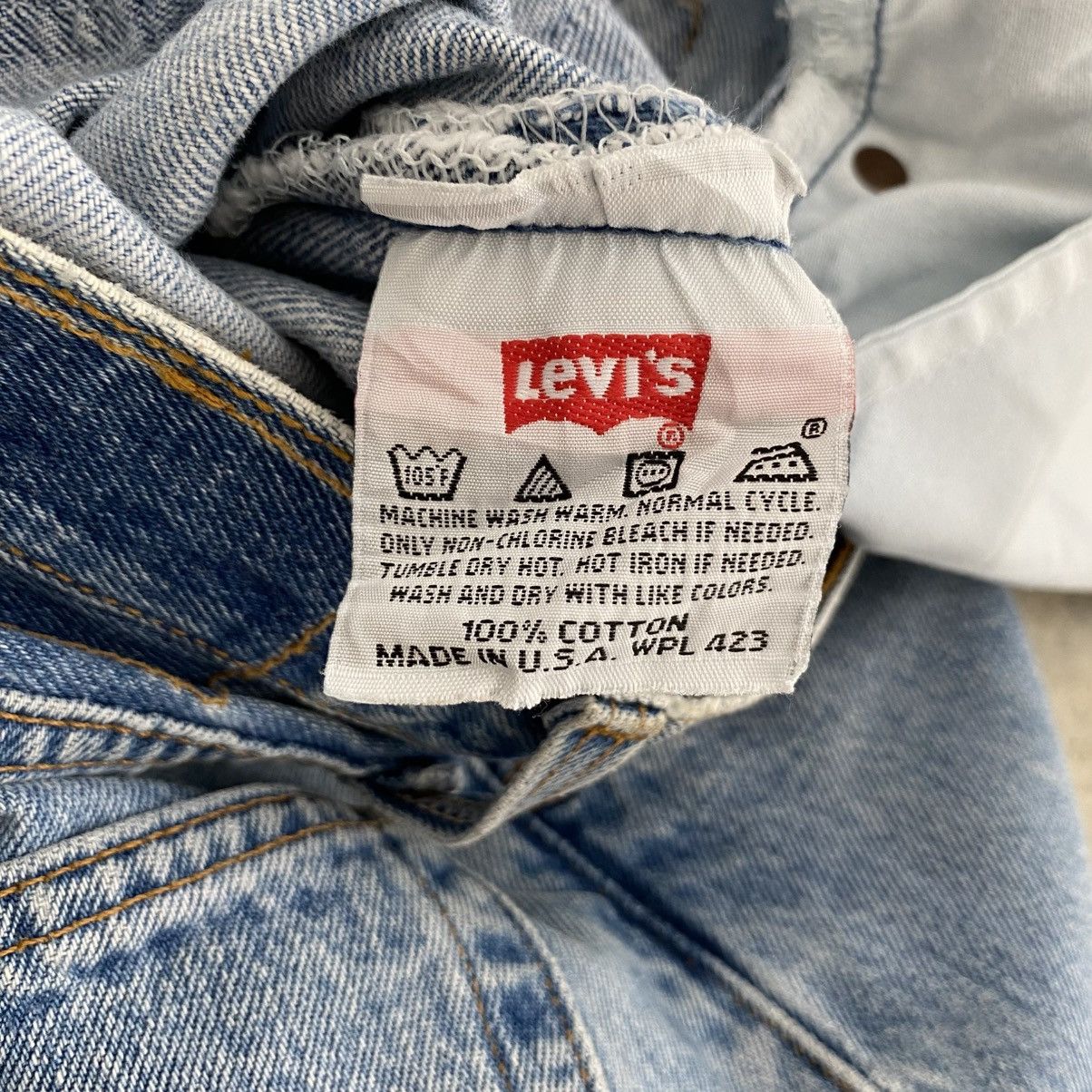 Levi's Vintage 90’s Levis 501 Faded Stonewashed Blue Denim Jeans Size US 28 / EU 44 - 14 Thumbnail